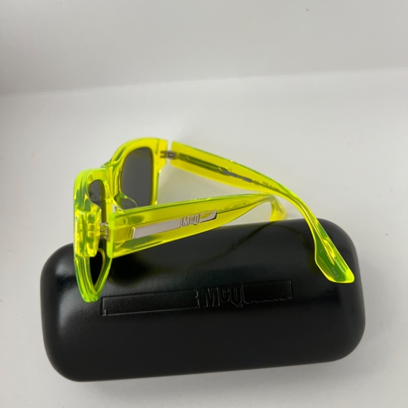 MCQ by Alexander McQueen Neon green frame sunglasses main image 5